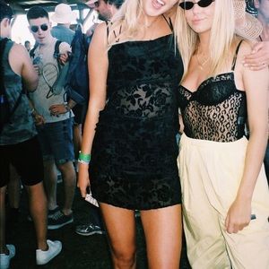 mixed messages mini dress